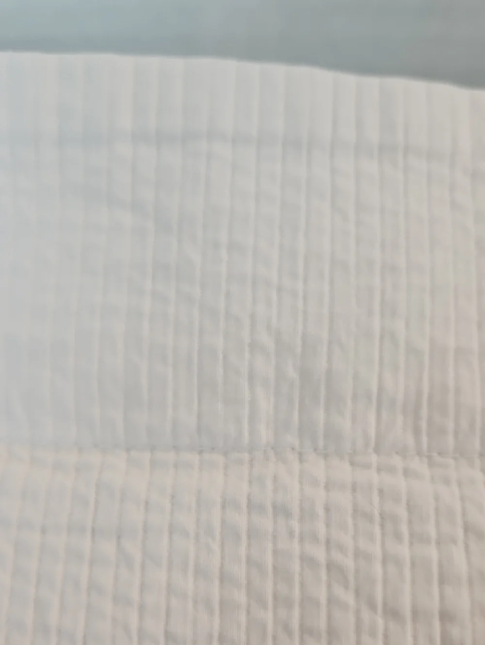 Restoration Hardware White Texture Standard Queen Pillow Sham